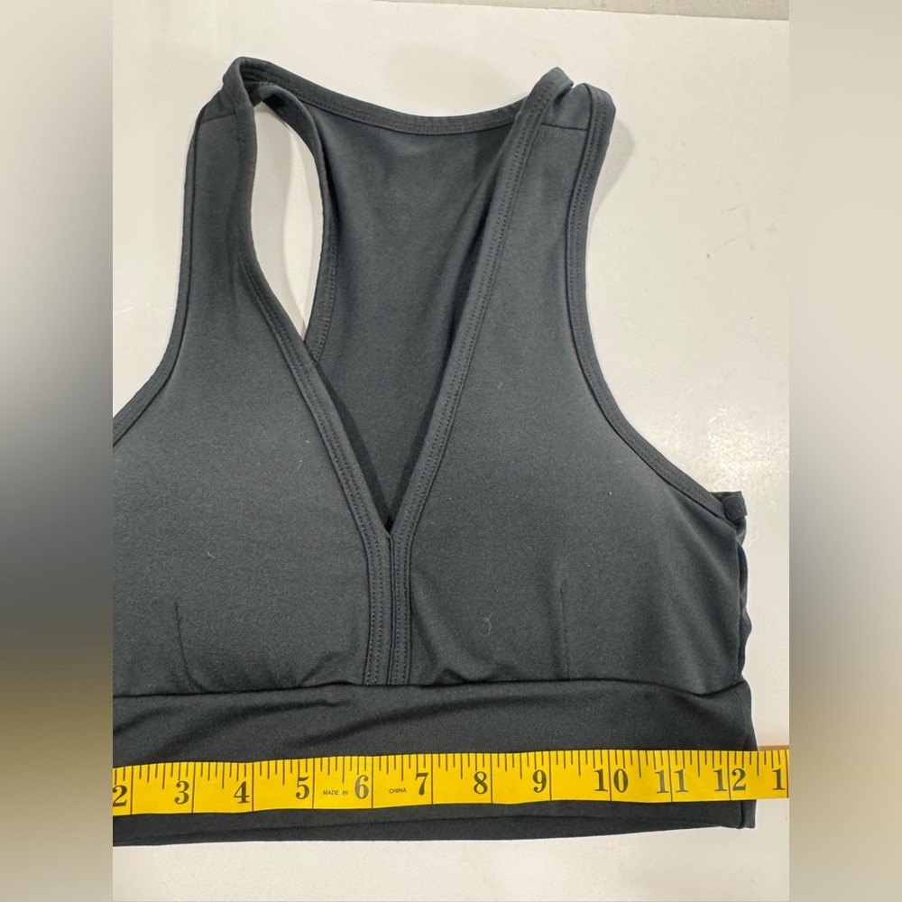 Fitness Bra - Brazilian Sport Bra size Medium Black - Picture 5 of 7